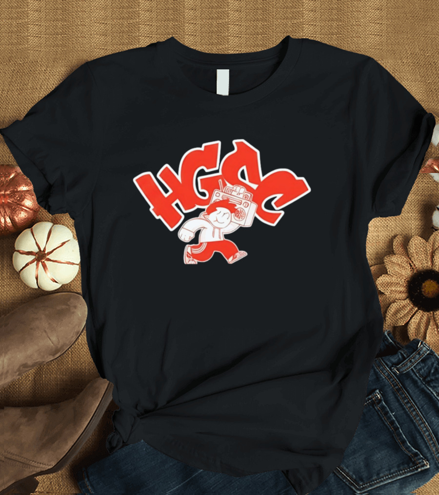 HGSC Hip Hop Boombox Radio 80s Music T-Shirt