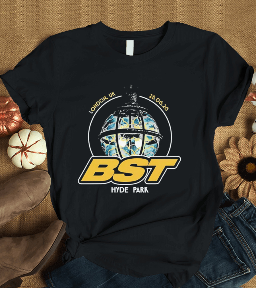 BST Hyde Park Festival London UK 28 June 2026 Globe Design Ateez Event T-Shirt