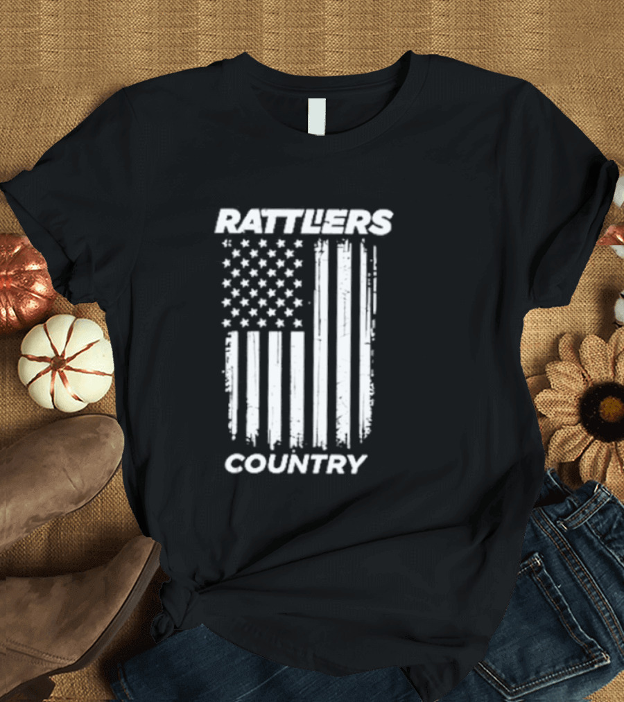 Rattlers Country American Flag T-Shirt