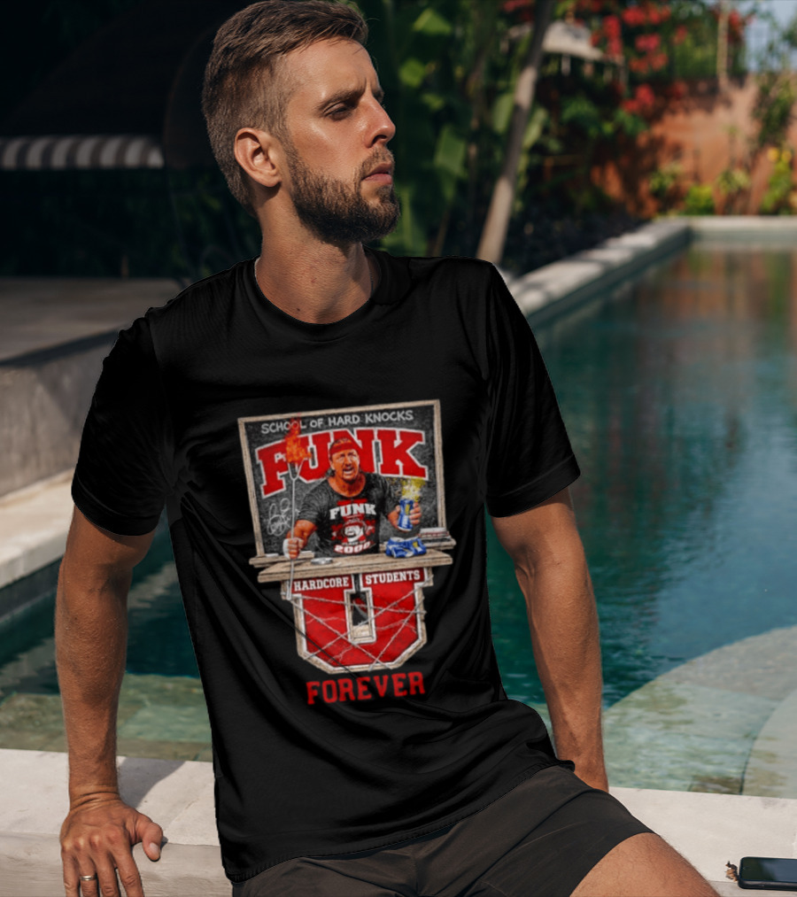 School Of Hard Knocks Funk Hardcore Students Forever T-Shirt