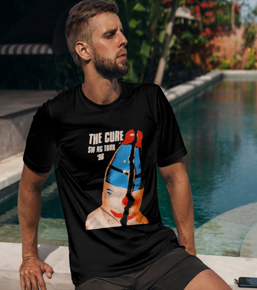 The Cure Swing Tour 96 Clown Face T-Shirt