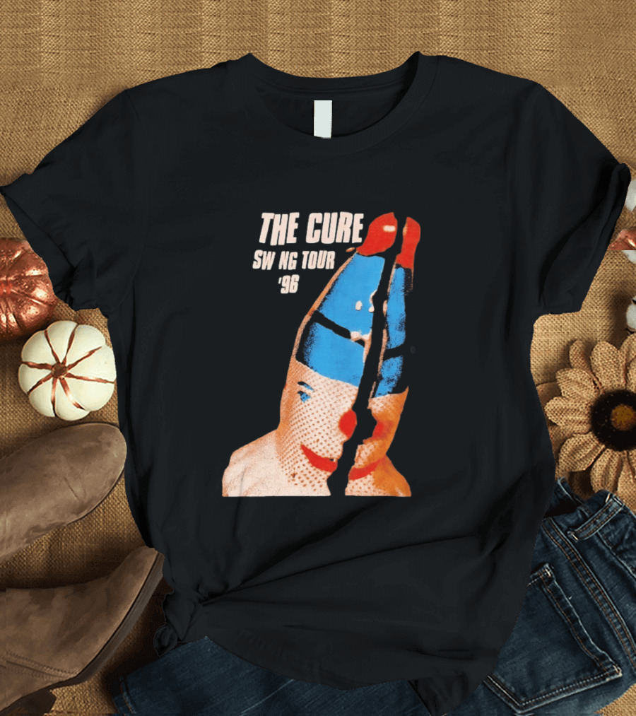 The Cure Swing Tour 96 Clown Face T-Shirt
