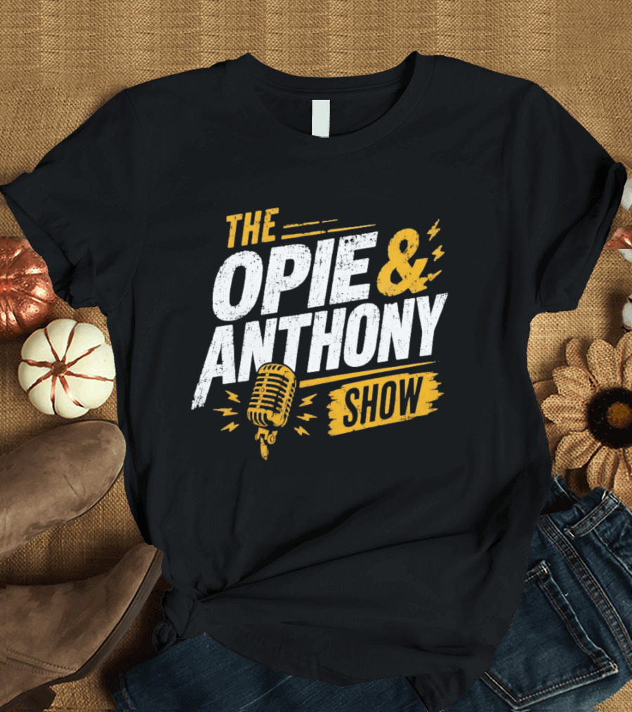 The Opie And Anthony Show Podcast Microphone T-Shirt