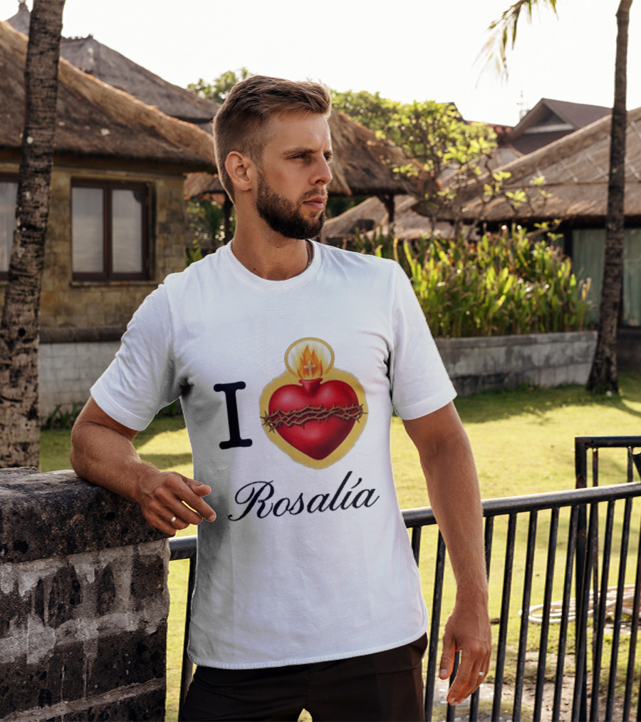 I Love Rosalía Sacred Heart T-Shirt
