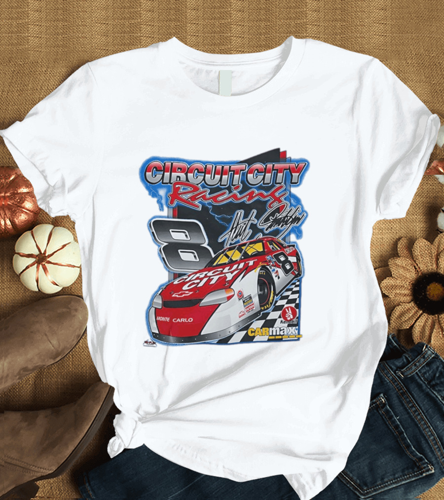Circuit City Racing Monte Carlo 8 Chevrolet Carmax Kendall NASCAR T-Shirt