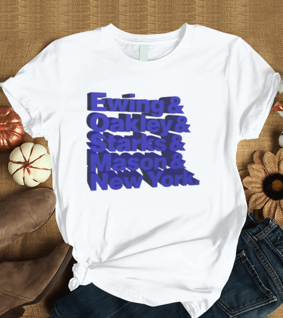 Ewing Oakley Starks Mason New York Knicks Legends T-Shirt
