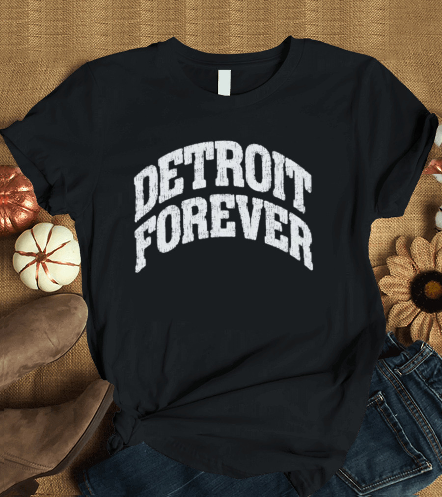 Detroit Forever 2026 Vintage Style Arch T-Shirt