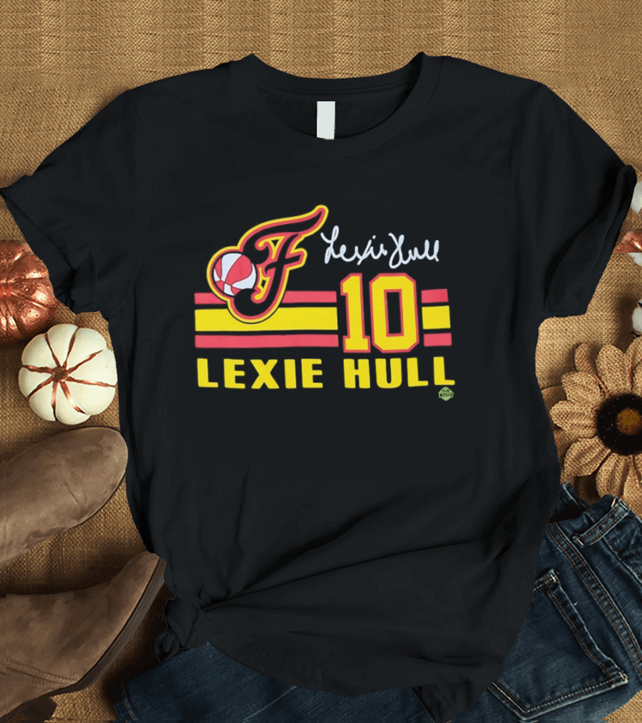 Lexie Hull 10 Indiana Fever WNBA Basketball T-Shirt