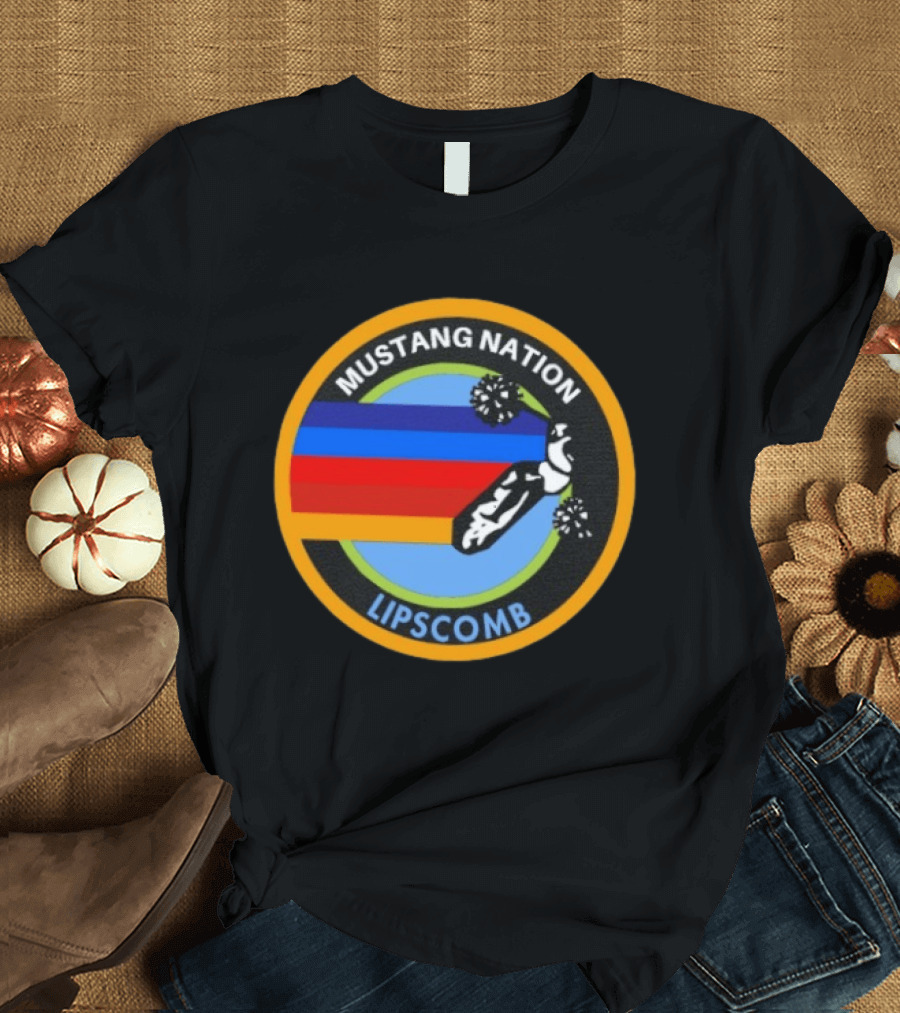 Mustang Nation Lipscomb Cheerleader Mustangs T-Shirt