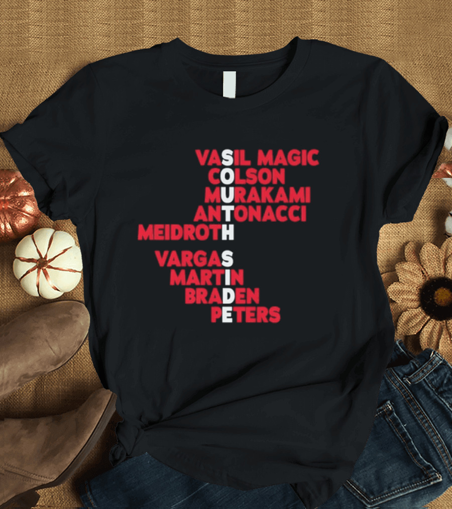 South Side Baseball 2026 Vasil Magic Colson Murakami Antonacci White Sox T-Shirt