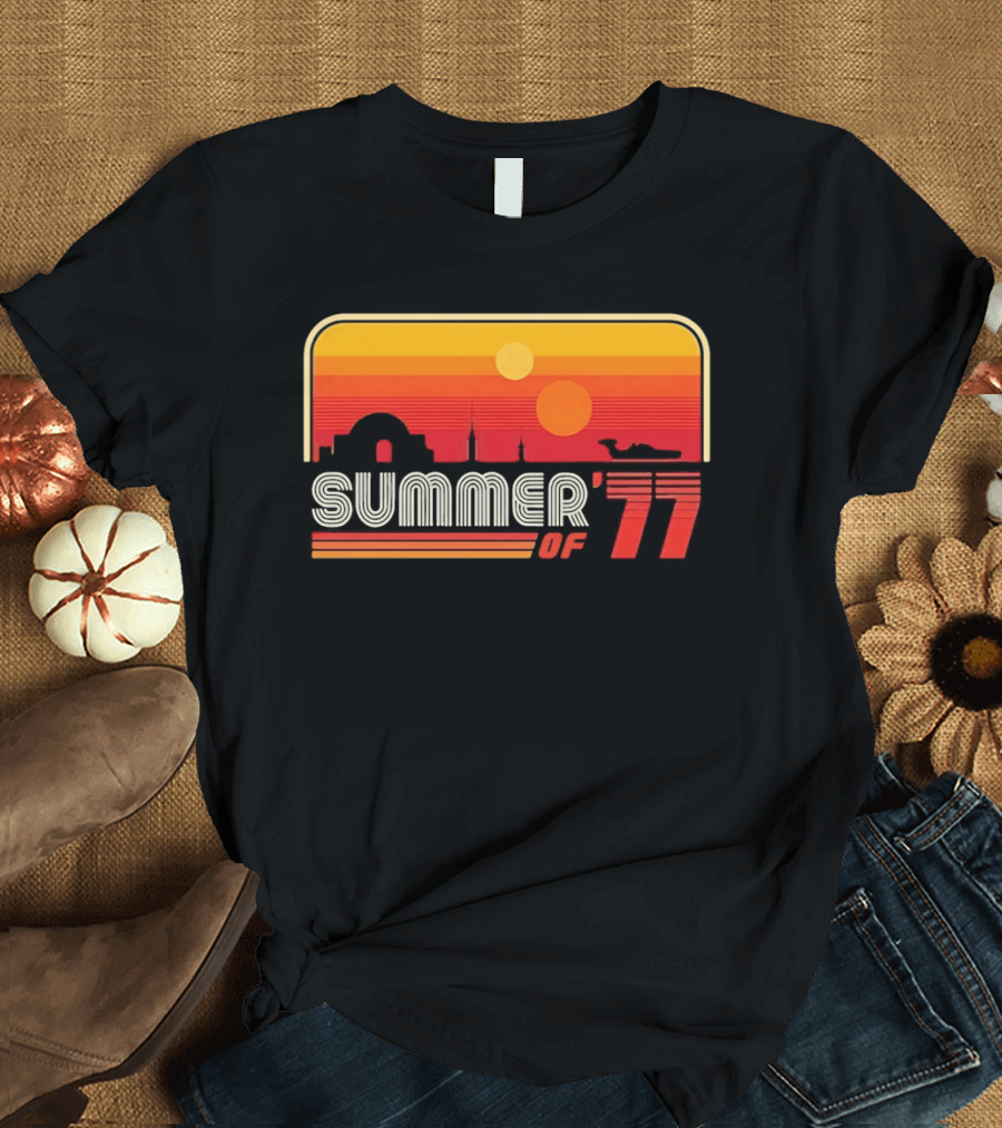 Summer Of '77 Retro Sunset Vibes T-Shirt