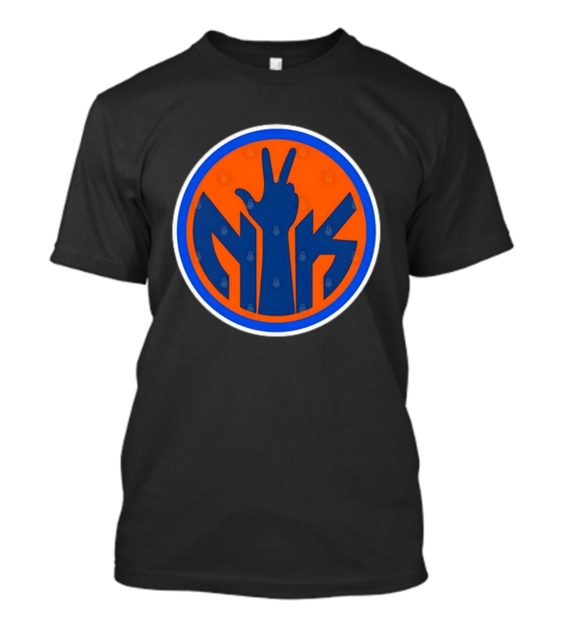 New York Knicks NK Hand Sign Peace Gesture NBA Fan T-Shirt