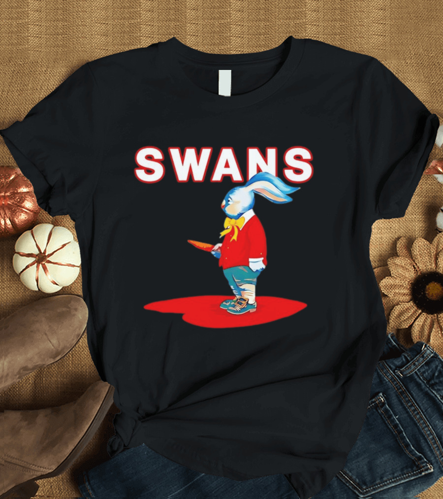 Swans Rabbit With Carrot Red Suit Michael Gira T-Shirt