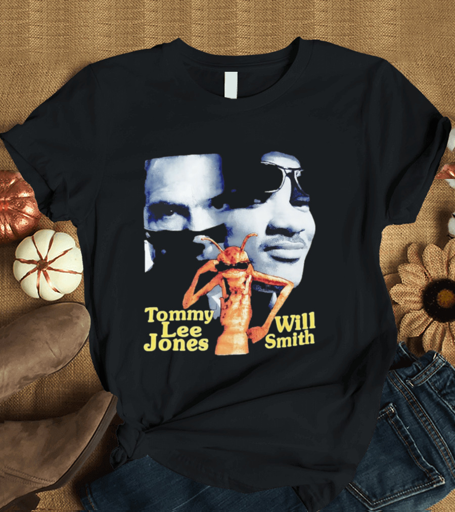 Tommy Lee Jones Will Smith Alien Men In Black T-Shirt