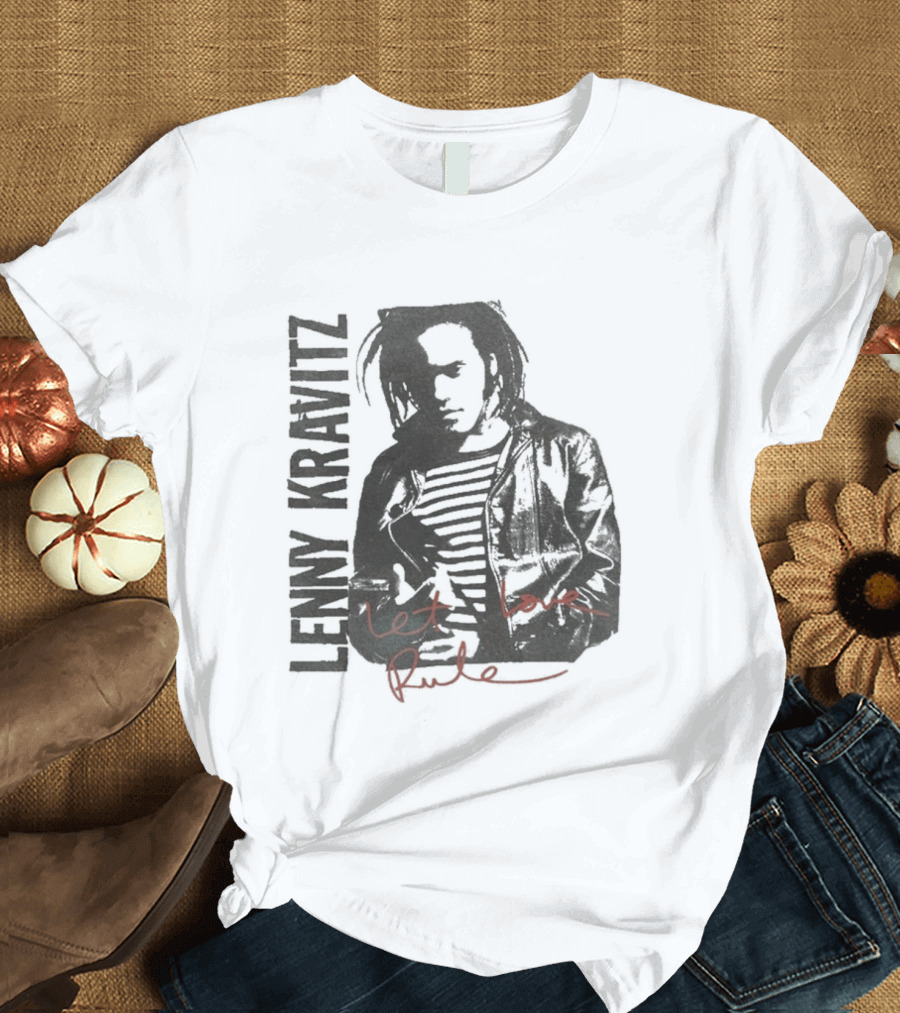 Lenny Kravitz Let Love Rule High Contrast T-Shirt