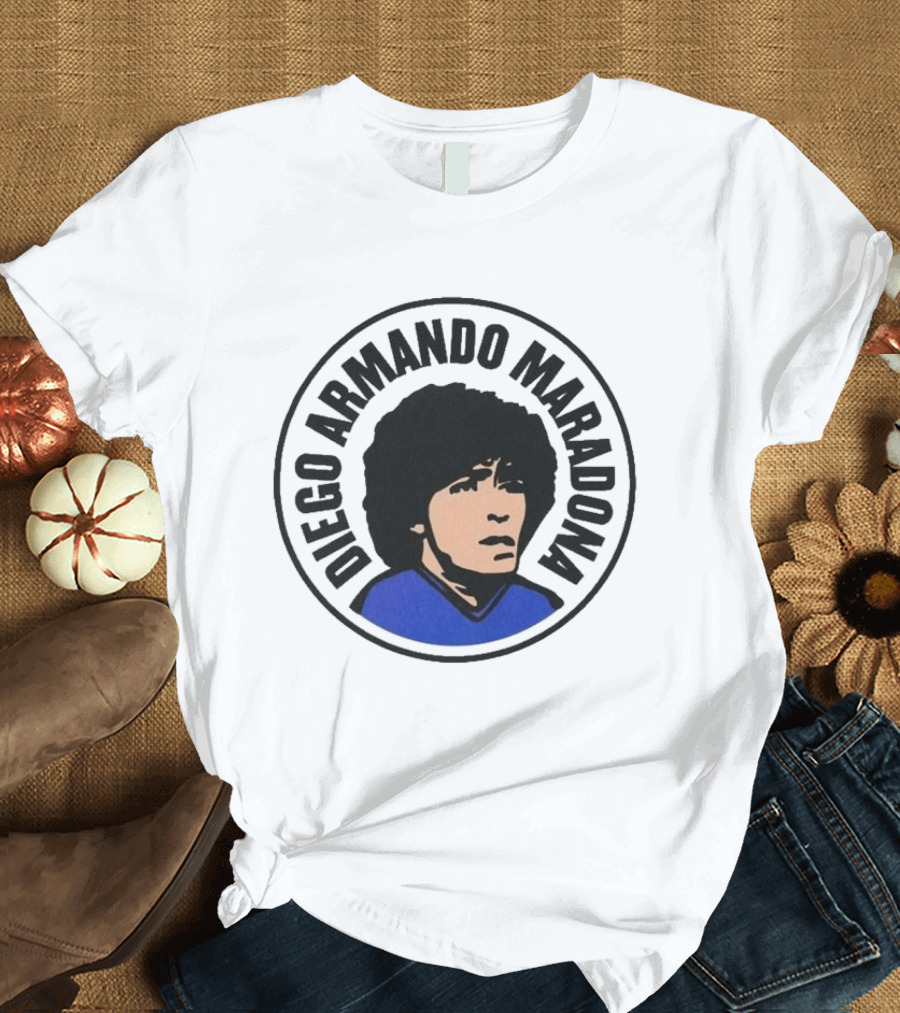Trickett England Diego Armando Maradona Iconic Player T-Shirt