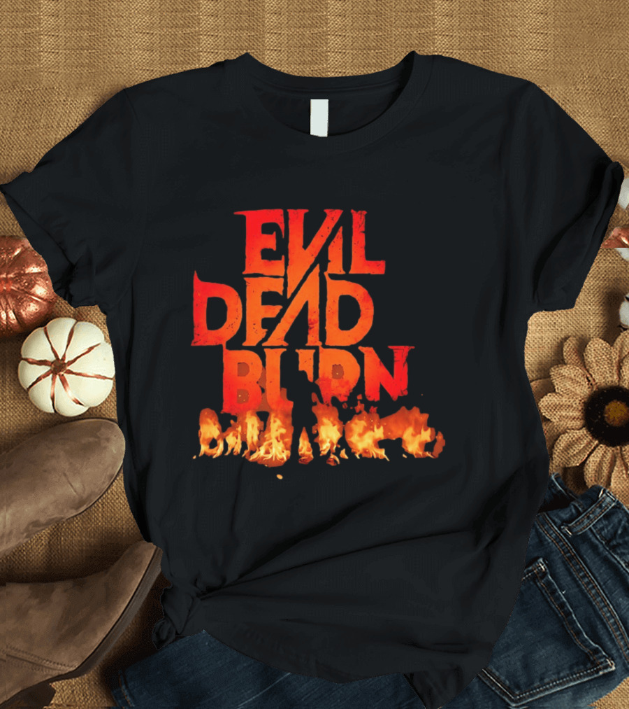 Evil Dead Burn Flaming T-Shirt