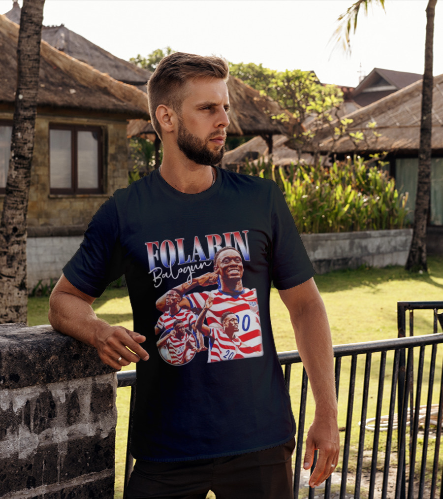 Folarin Balogun USMNT USA Soccer Team 20 Jersey T-Shirt