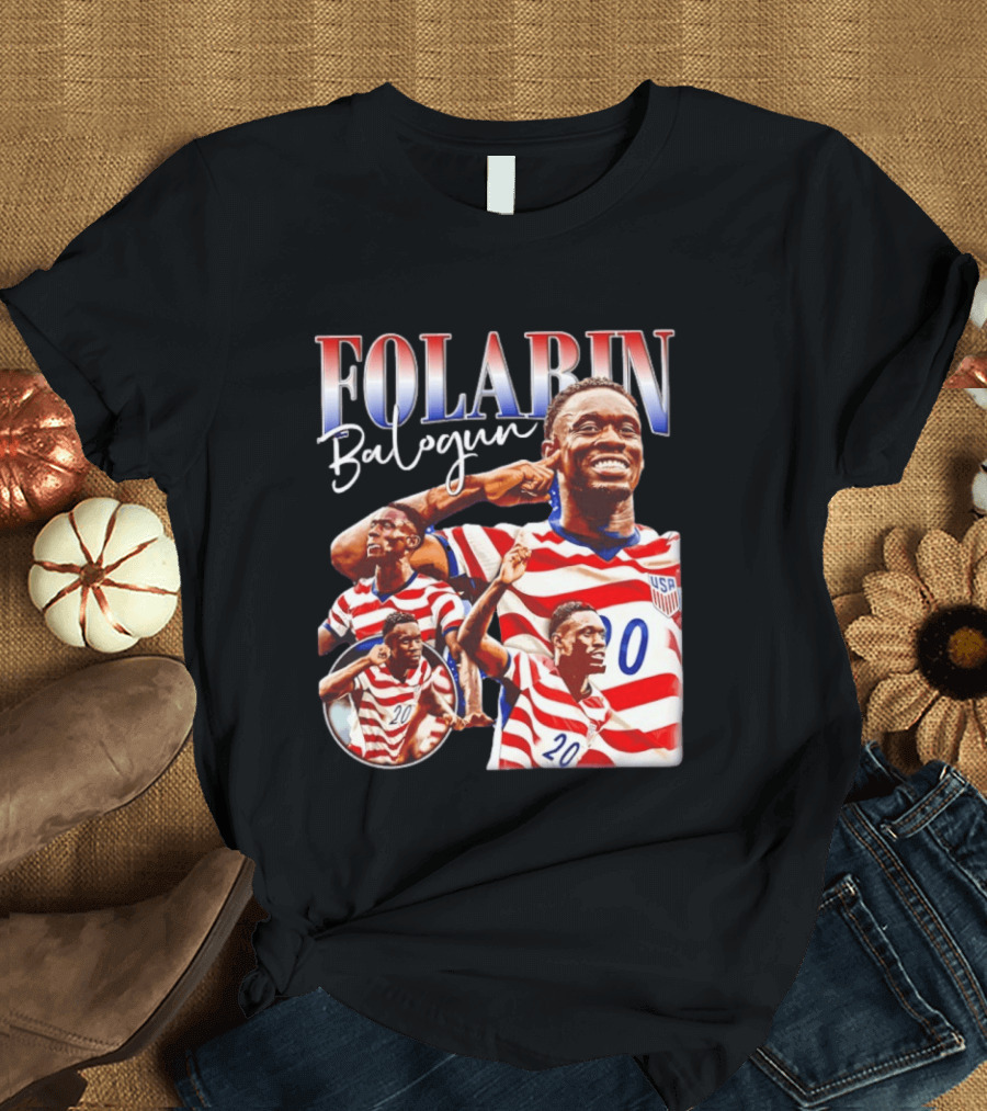Folarin Balogun USMNT USA Soccer Team 20 Jersey T-Shirt