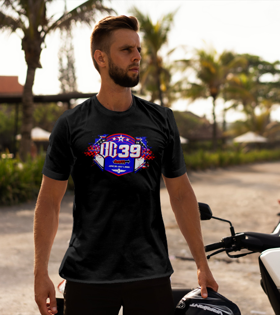 DC 39 Avanti Racing Event June 30 July 1 2026 Checkered Flags Stars Wings T-Shirt