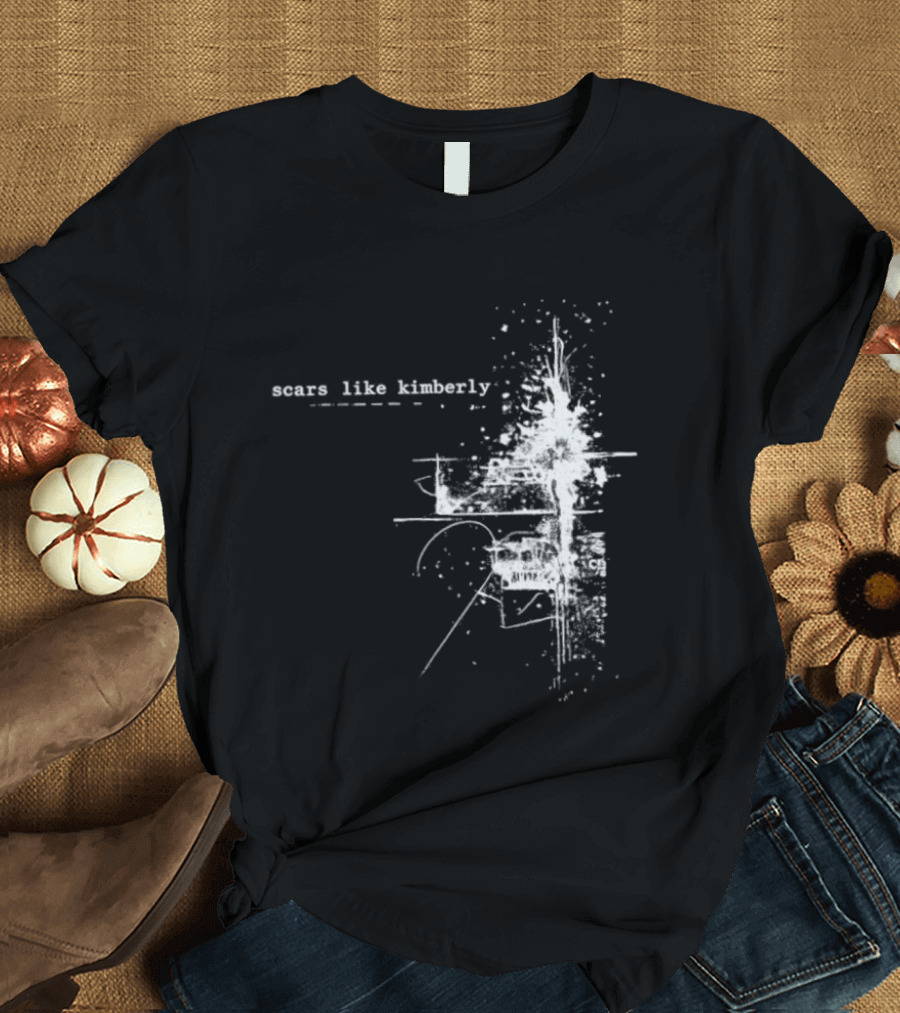 Scars Like Kimberly USA Tour 2026 Abstract White T-Shirt