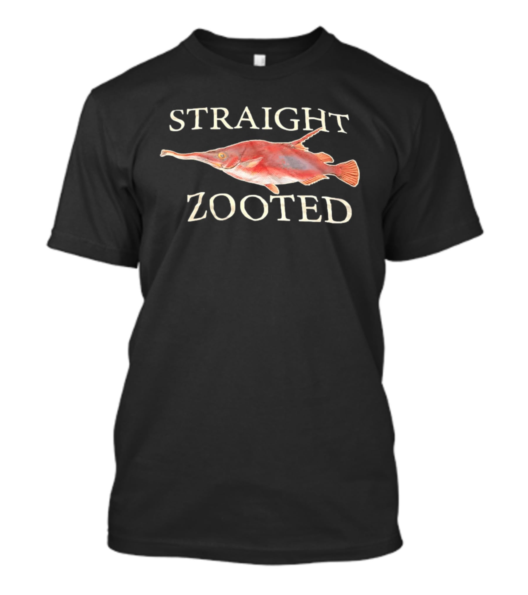 Straight Zooted Elephantnose Fish Marine Biology Nature Zoology Wildlife T-Shirt
