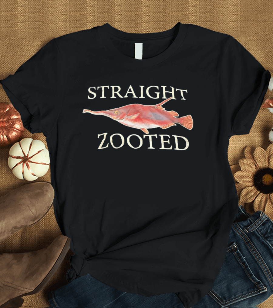 Straight Zooted Elephantnose Fish Marine Biology Nature Zoology Wildlife T-Shirt