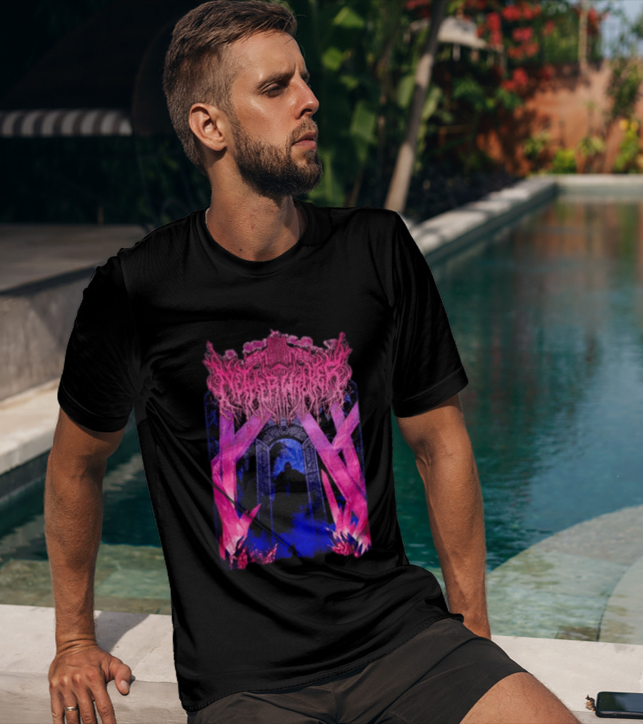 Netherwalker Crystal Knight Gothic Fantasy Portal Enigma T-Shirt