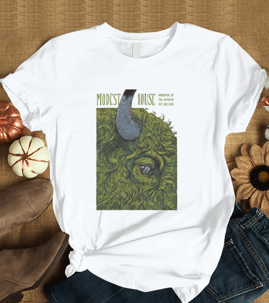 Modest Mouse Vancouver BC The Orpheum July 3 2026 Buffalo T-Shirt