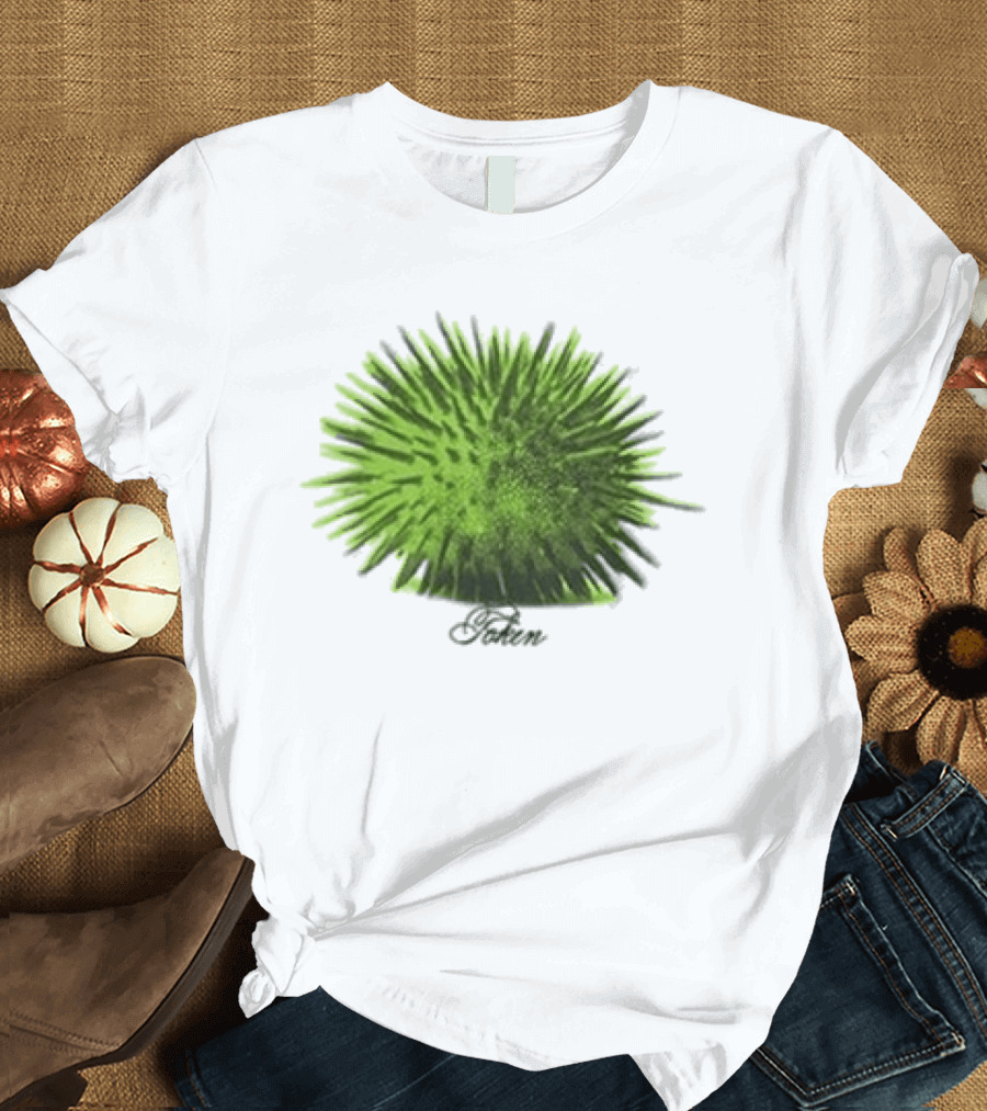 Note Token Nyc Touch Green Artistic Burst T-Shirt