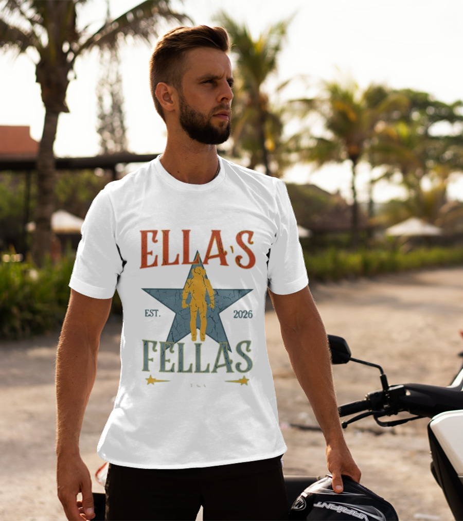 Ella's Fellas Star USA Est 2026 Dandelion T-Shirt