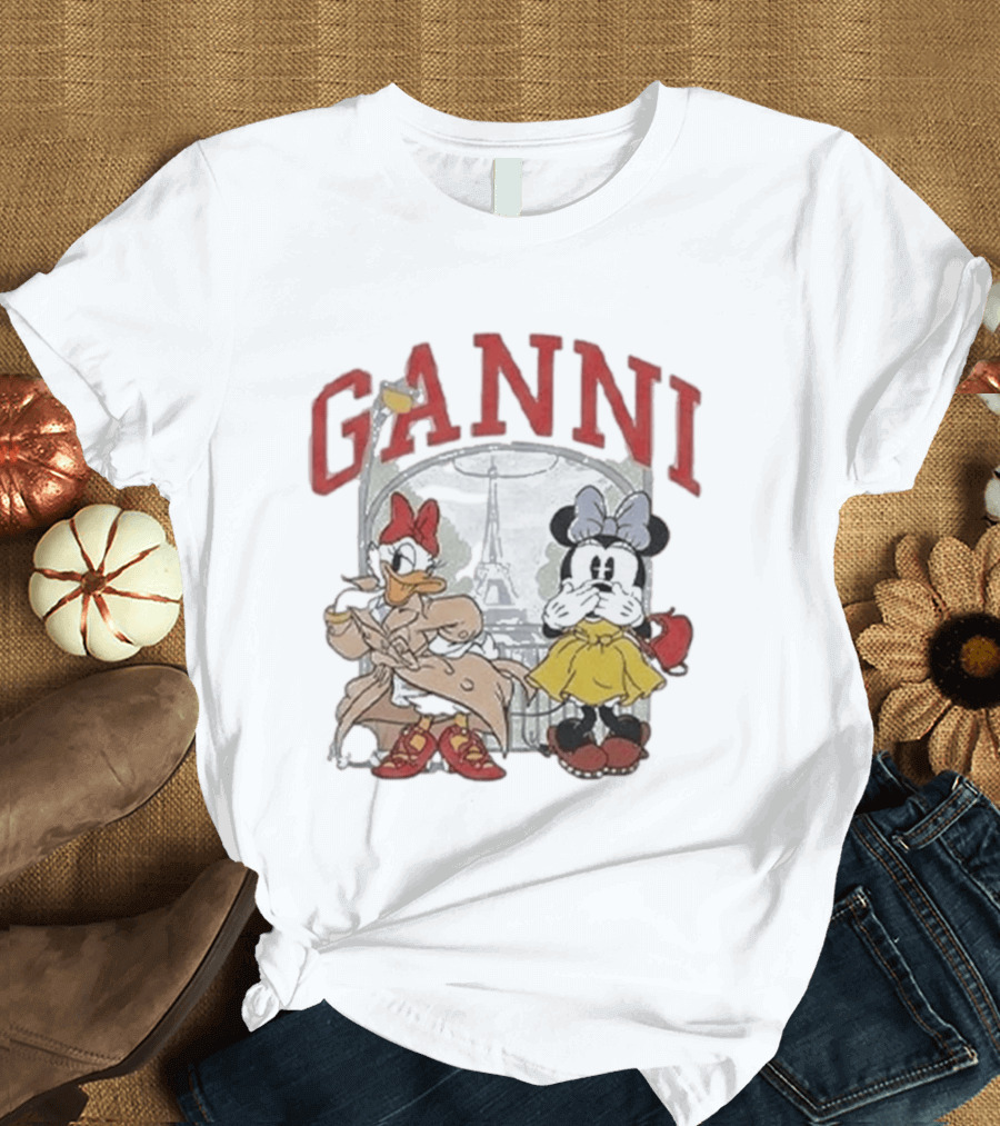 GANNI Disney Minnie Daisy Paris T-Shirt