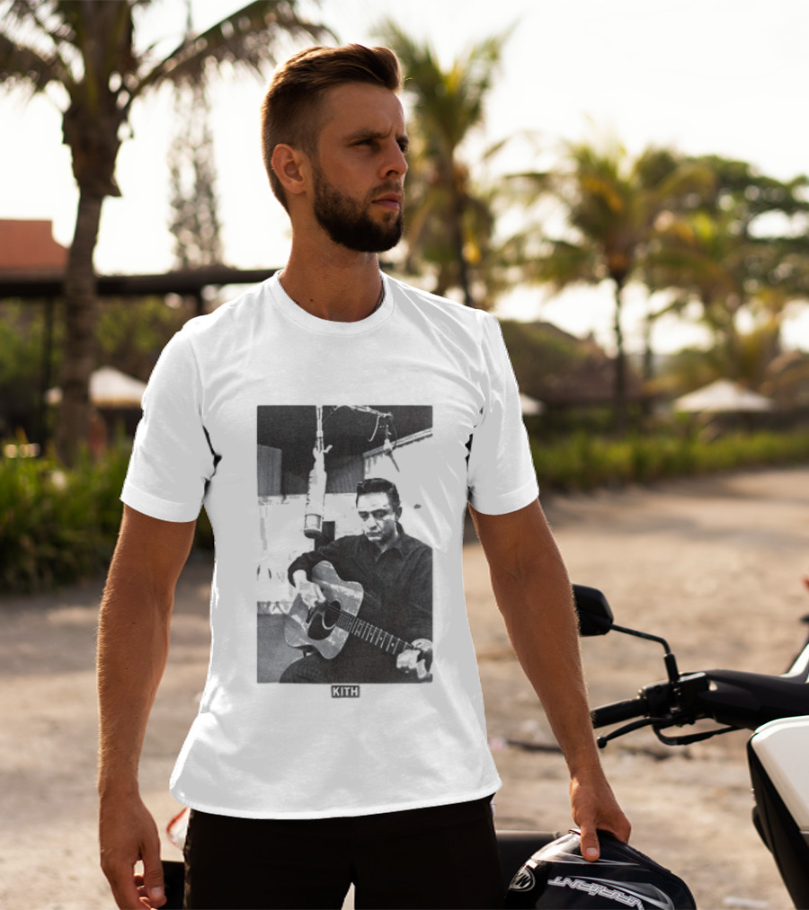 Kith Records Johnny Cash Folsom Prison Retro Music T-Shirt