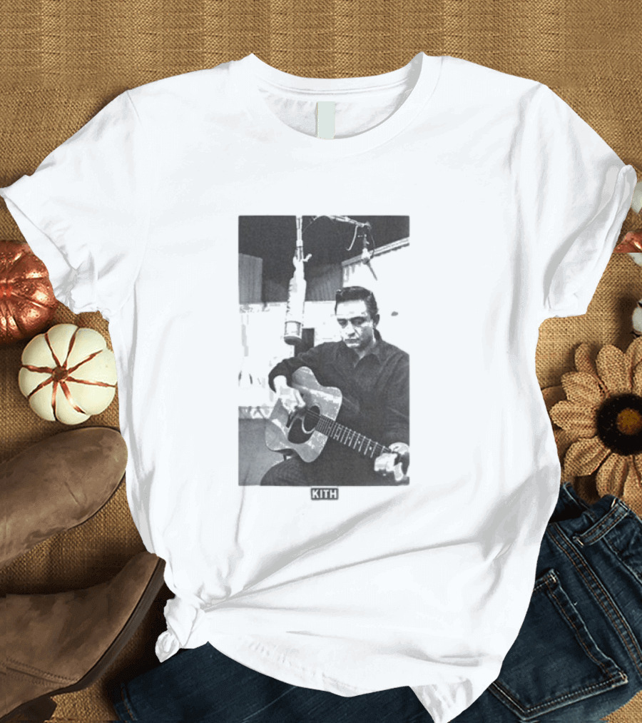 Kith Records Johnny Cash Folsom Prison Retro Music T-Shirt