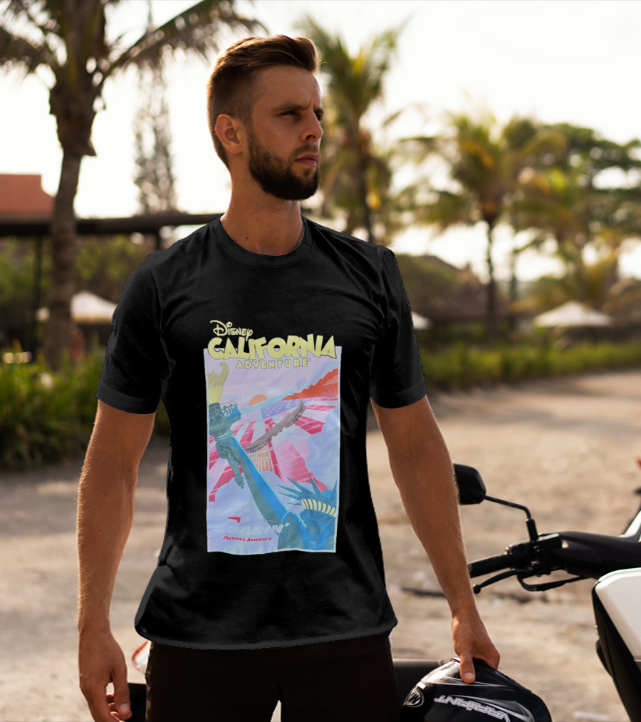 Disney California Adventure Park Soarin' Across America Liberty Eagle T-Shirt