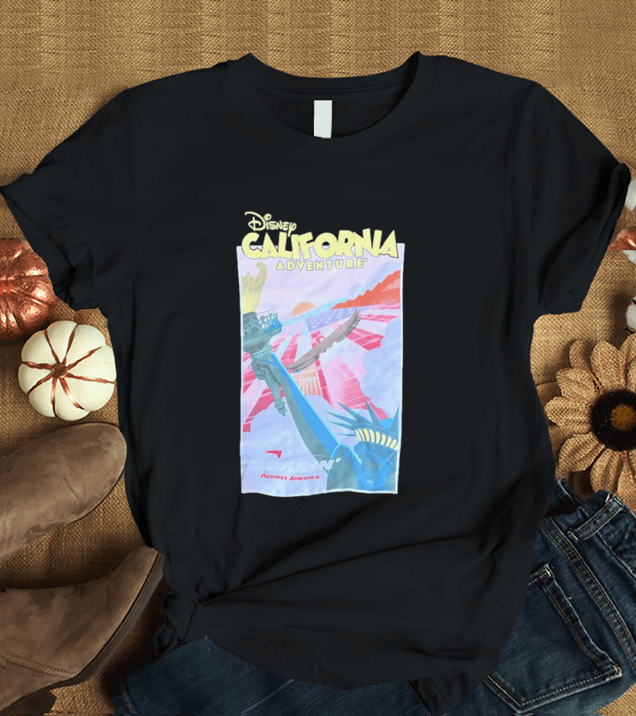 Disney California Adventure Park Soarin' Across America Liberty Eagle T-Shirt