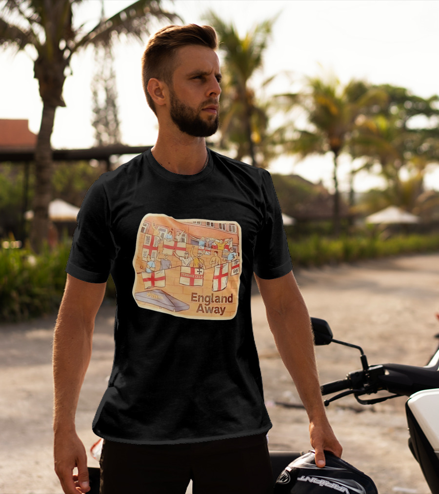 England Away Terrace Cult For King And Country Flag T-Shirt