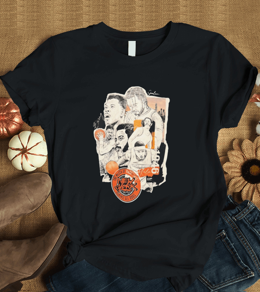 Ewing Jalen Clyde Melo New York Knicks The Mecca Of Basketball 1946 Against All Odds T-Shirt