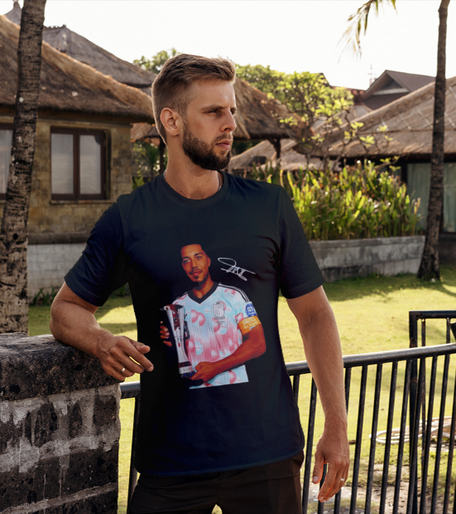 Youri Tielemans Belgium Football Unites The World Trophy Winning Moment T-Shirt