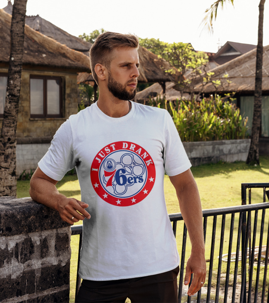 Philadelphia 76ers I Just Drank Beer Ring Stars T-Shirt