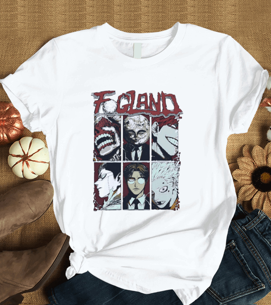 FOGLAND Manga Characters Face Expressions T-Shirt