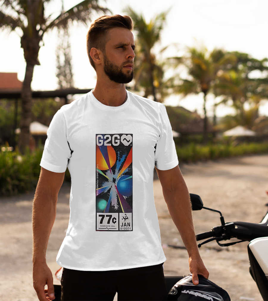 G2G The Bungie Foundation Cosmic Planets Game2Give 2024 Jan 77c 010024 T-Shirt