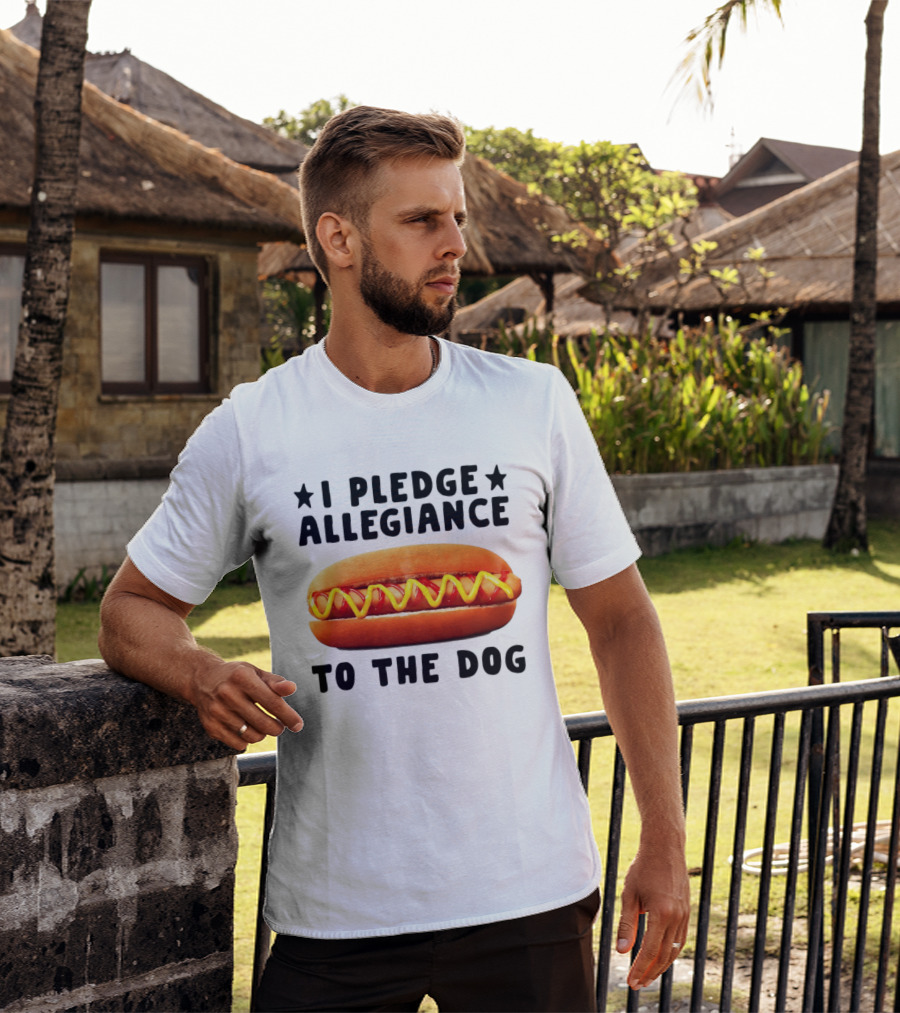 I Pledge Allegiance To The Hot Dog T-Shirt