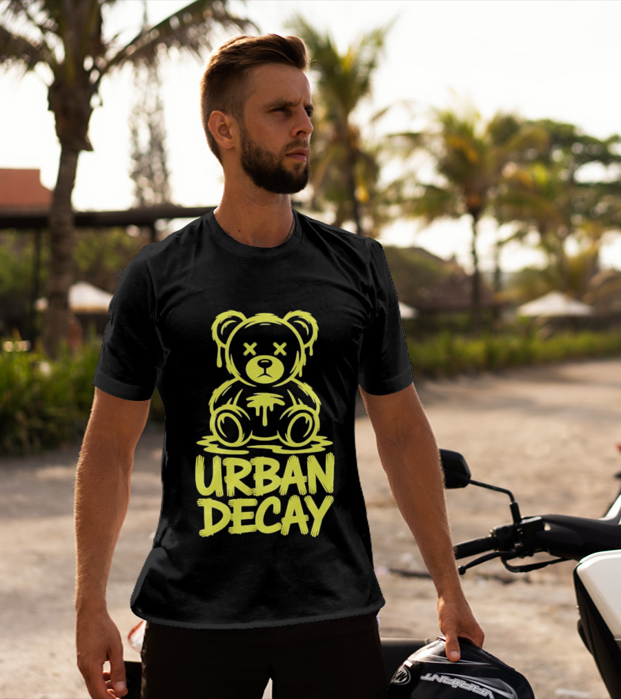 Teddy Bear Urban Decay Dripping Graffiti T-Shirt
