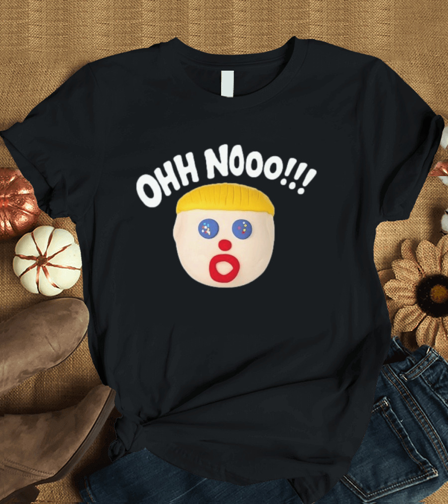 Oh No Mr Bill Iconic Claymation Face And Catchphrase From Classic TV Show T-Shirt