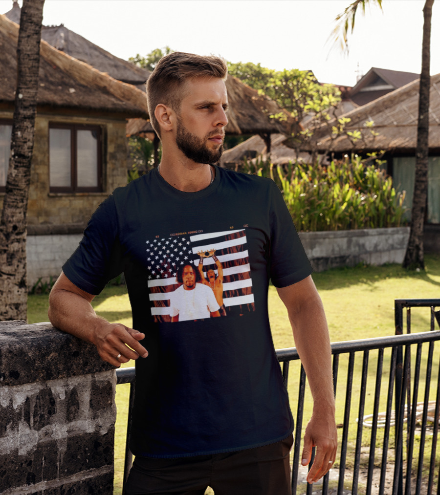 Outkast American Flag Andre 3000 Big Boi Performance USA Stars And Stripes T-Shirt