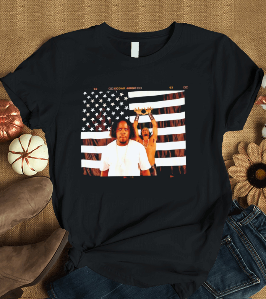 Outkast American Flag Andre 3000 Big Boi Performance USA Stars And Stripes T-Shirt