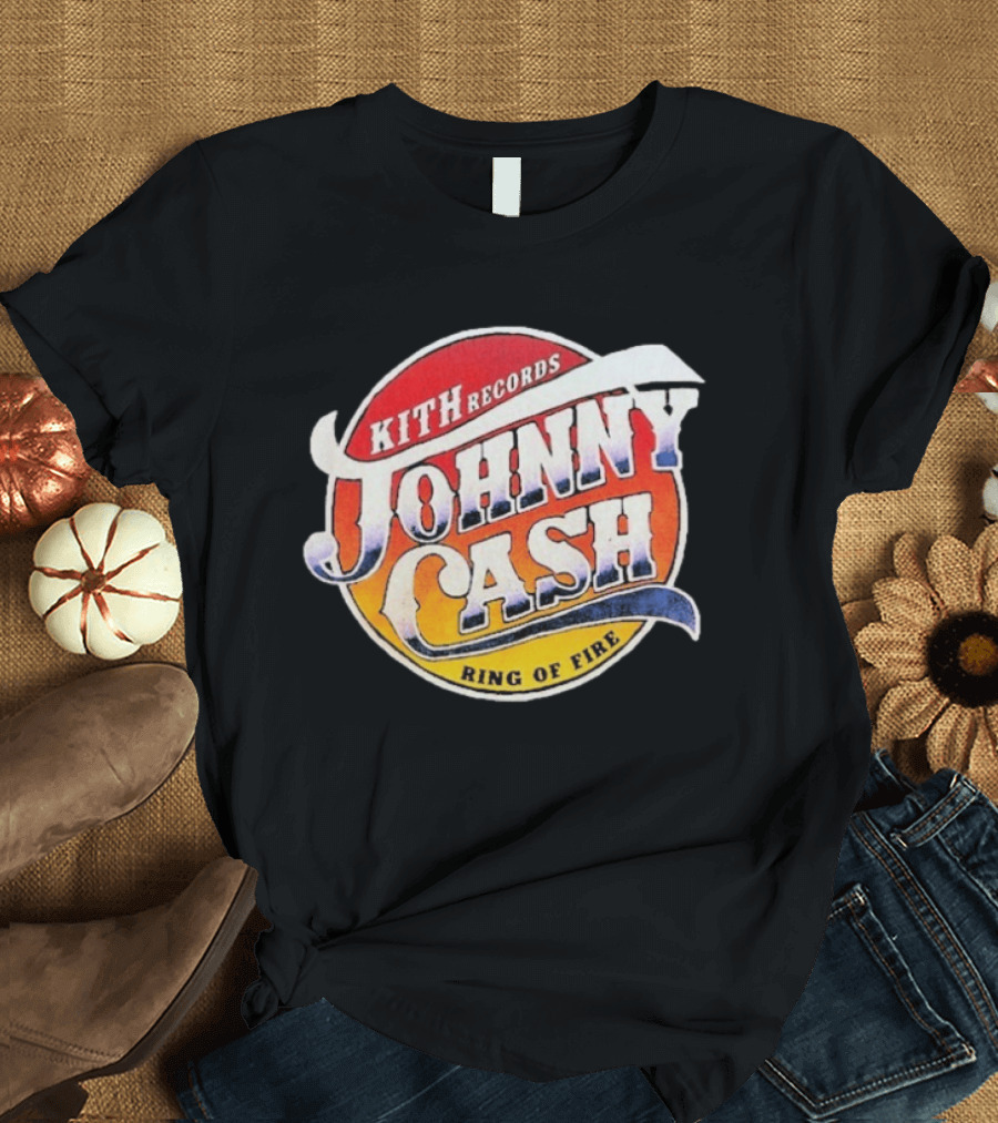 Kith Records Johnny Cash Ring Of Fire T-Shirt