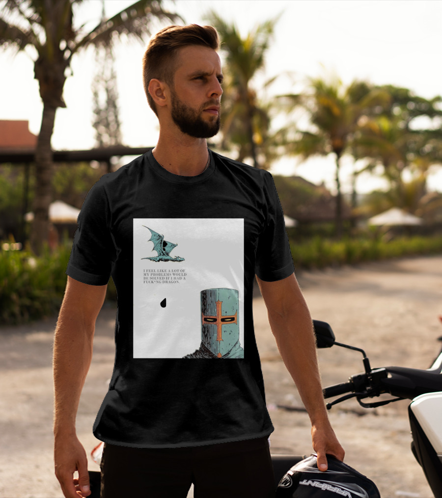 Knight Crusader I Feel Like A Lot Of My Problems Would Be Solved If I Had A Dragon T-Shirt