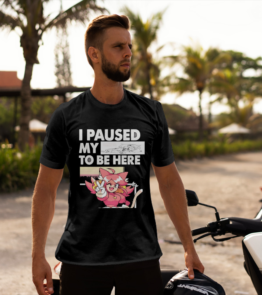 I Paused My Game To Be Here Mad Mew Mew Undertale Anime Girls T-Shirt